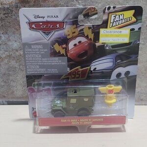 Disney Pixar Cars Fan Favorites Team 95 Sarge Diecast Vehicle 2018